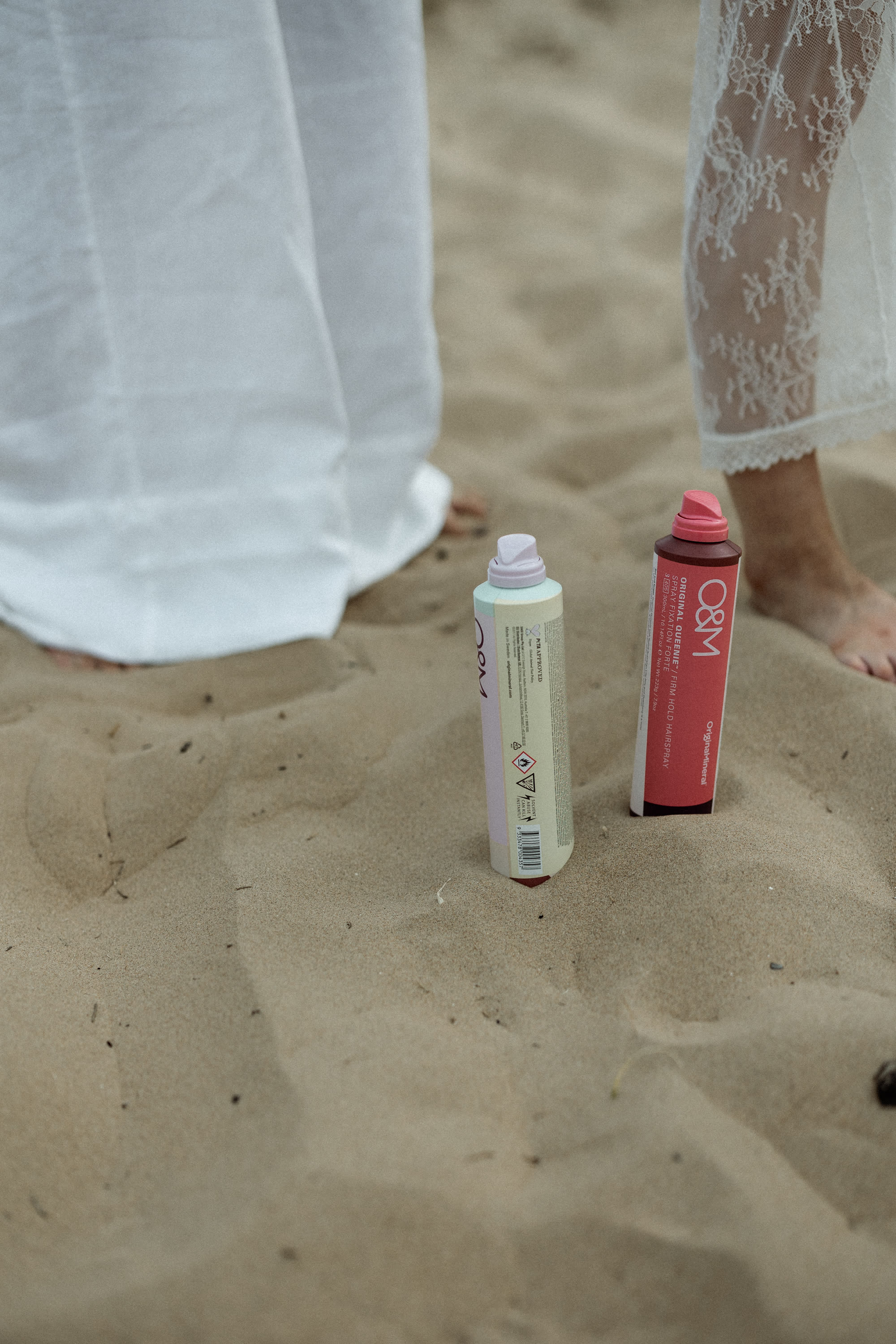 O&M products on the beach